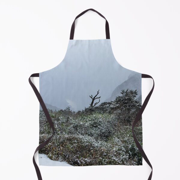 Item preview, Falling Snow on mountains trees and greenery designed and sold by SafariByMarisa.
