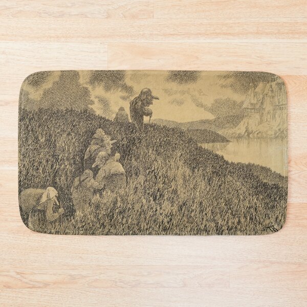 Item preview, Theodor Kittelsen On the way to the feast in Troll Castle designed and sold by TeeARTHY.