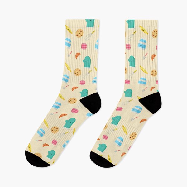 Item preview, Cute baking pattern yellow background designed and sold by Laura_S _13.