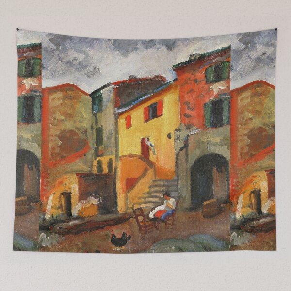 Item preview, Vintage village art designed and sold by Vintage Designs +.