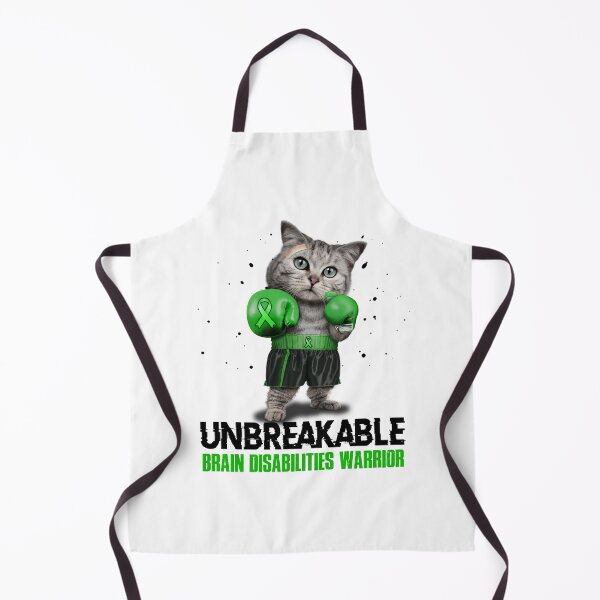 Item preview, Brain Disabilities Warrior - UNBREAKABLE - Brain Disabilities Ribbon designed and sold by EdithShop59.