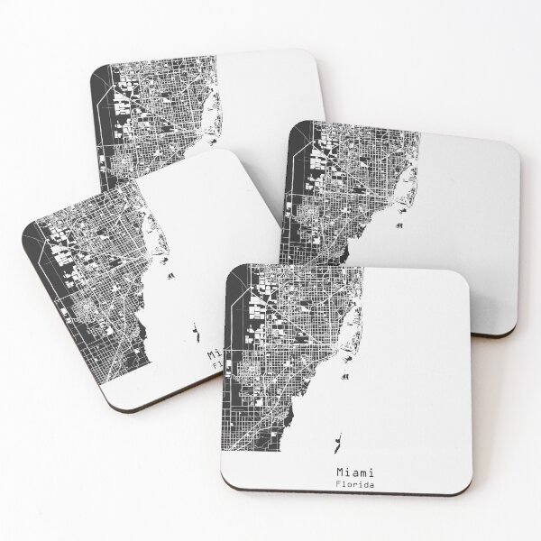 Item preview, Mapa de Miami, Florida designed and sold by wamuigaworld.