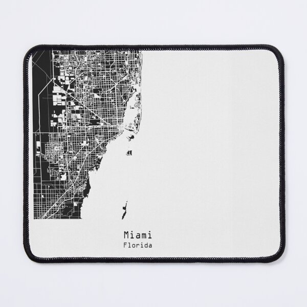 Item preview, Map of Miami, Florida designed and sold by wamuigaworld.
