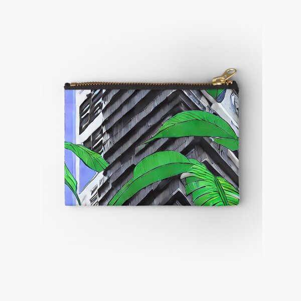 Item preview, City Monstera Leafs, City Buildings - Seamless Pattern designed and sold by Chubuter.
