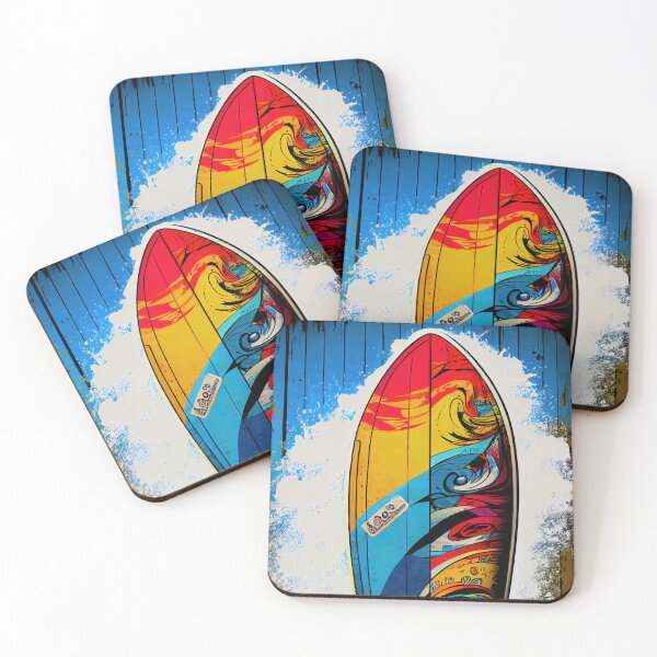 Item preview, Surfboard Pop Art Style designed and sold by Fitbys.