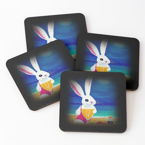 Item preview,  Bunny Babe On The Beach - Year Of The Rabbit - 2023 - Funny Bunny designed and sold by Sun Sand & Sea Art.