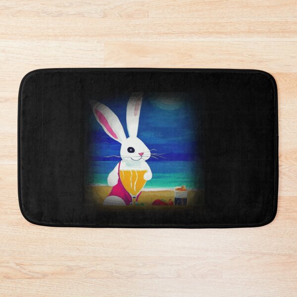 Item preview,  Bunny Babe On The Beach - Year Of The Rabbit - 2023 - Funny Bunny designed and sold by Sun Sand & Sea Art.