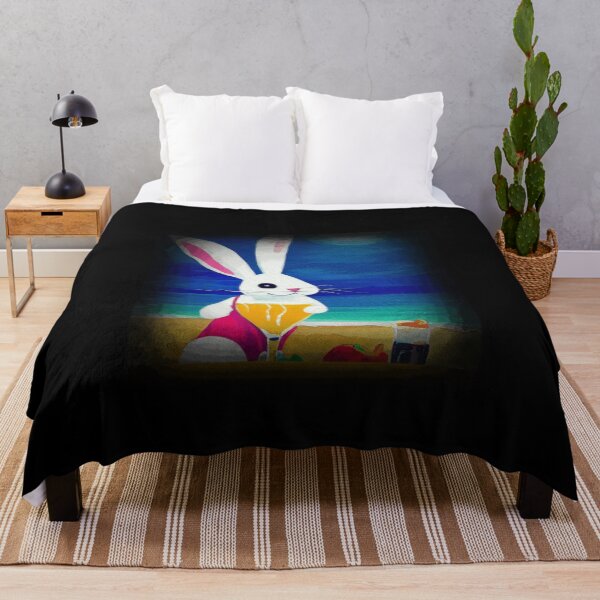 Item preview,  Bunny Babe On The Beach - Year Of The Rabbit - 2023 - Funny Bunny designed and sold by Sun Sand & Sea Art.