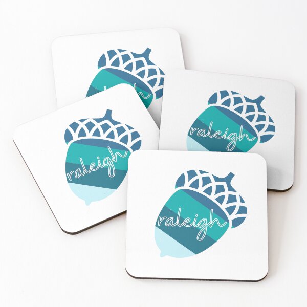 Item preview, Raleigh teal green blue acorn designed and sold by TheWaterBirds.