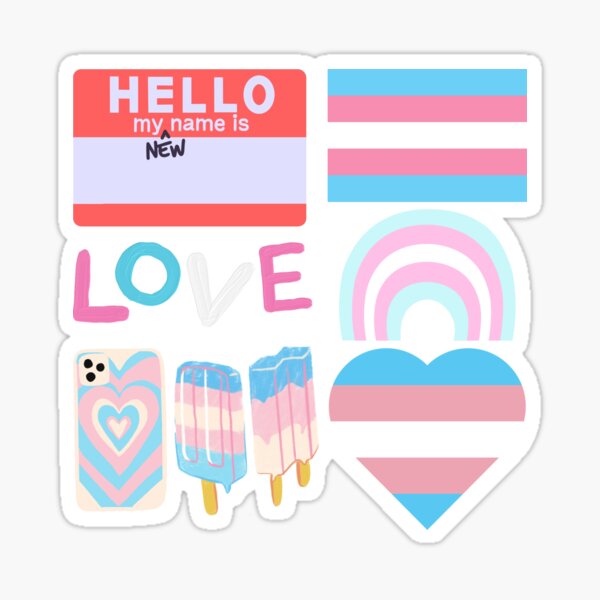 Transgender Stickers Lgbtqia Pride Sticker For Sale By Valhellen