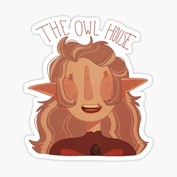Eda Clawthorne (Pan Pride), The Owl House Sticker for Sale by mirijarts