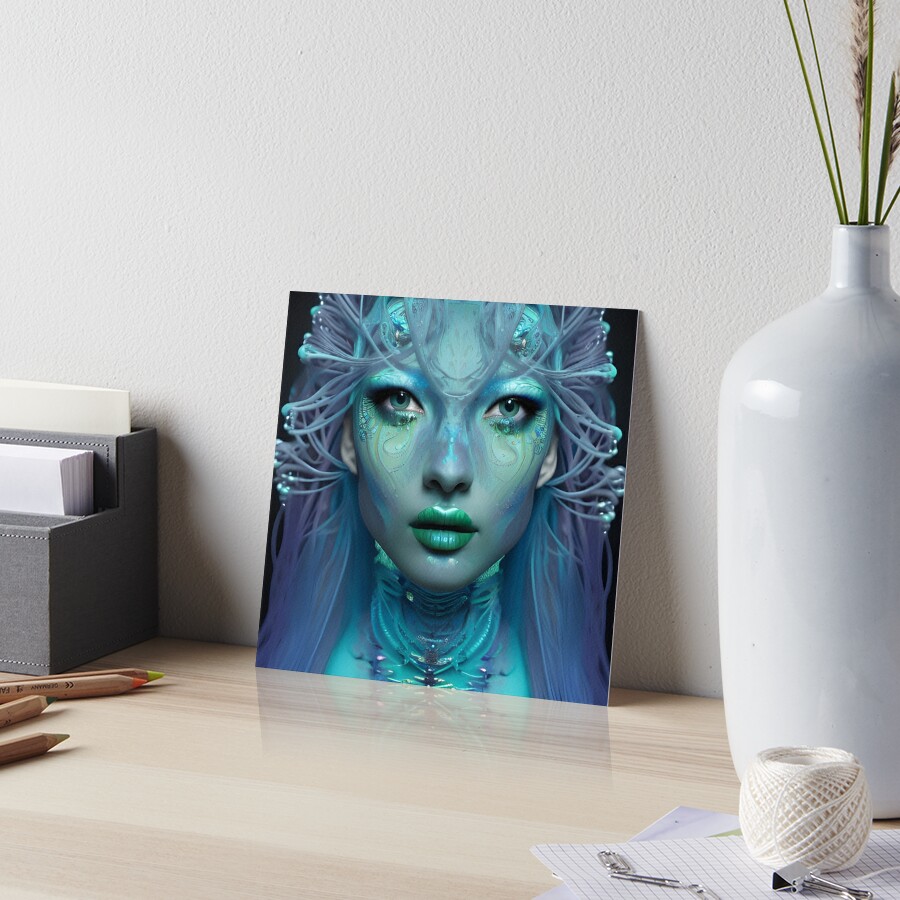 My Goddess in Acrylic on 4x6 canvas by WickedSyn82 on DeviantArt