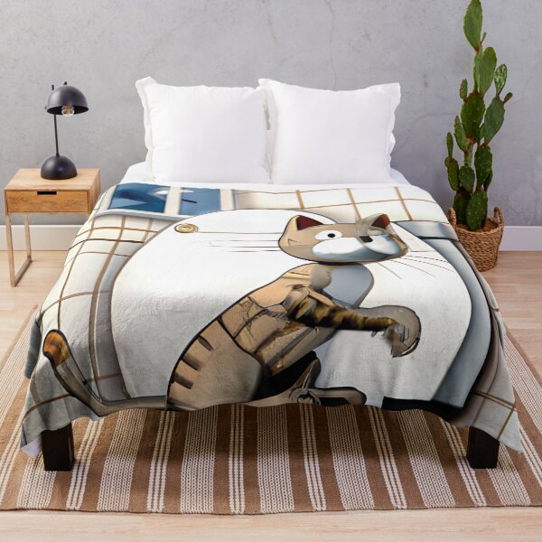 Item preview, Funny cat in the bathroom designed and sold by faizaart.
