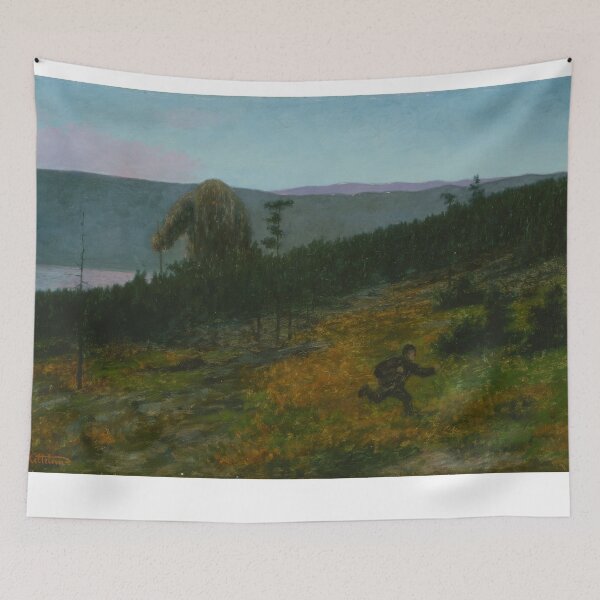 Item preview, Theodor Kittelsen The Ash Lad and the Troll  designed and sold by TeeARTHY.