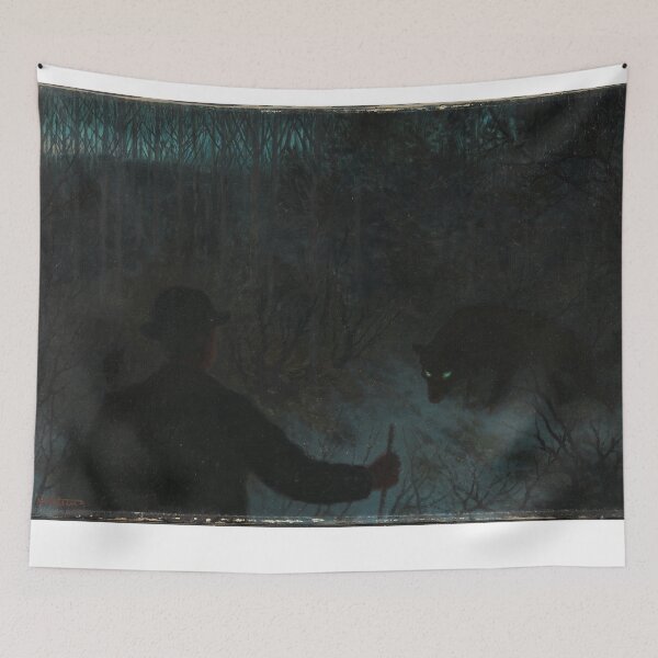 Item preview, Theodor Kittelsen  The Ash Lad and the Wolf designed and sold by TeeARTHY.