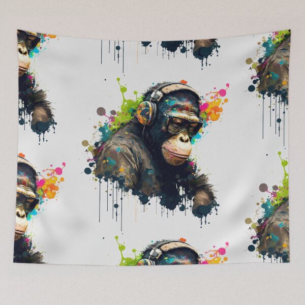 Item preview, DJ Chimpanzee designed and sold by Abili-Tees.