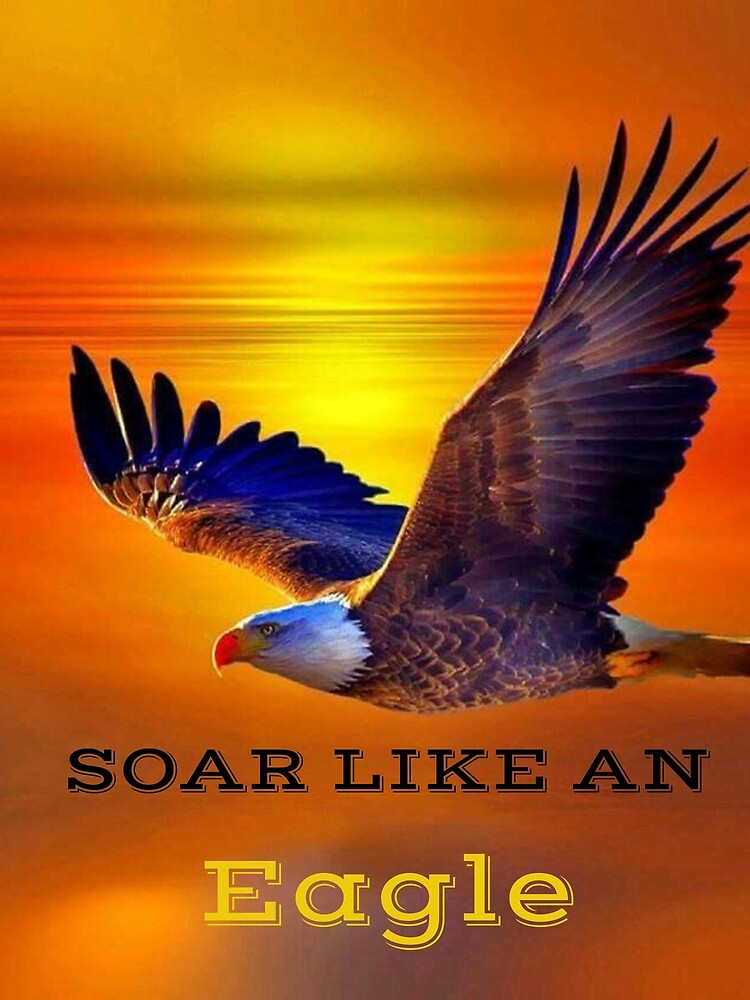 "Soar like an Eagle" Poster for Sale by T-shirtsMZH | Redbubble