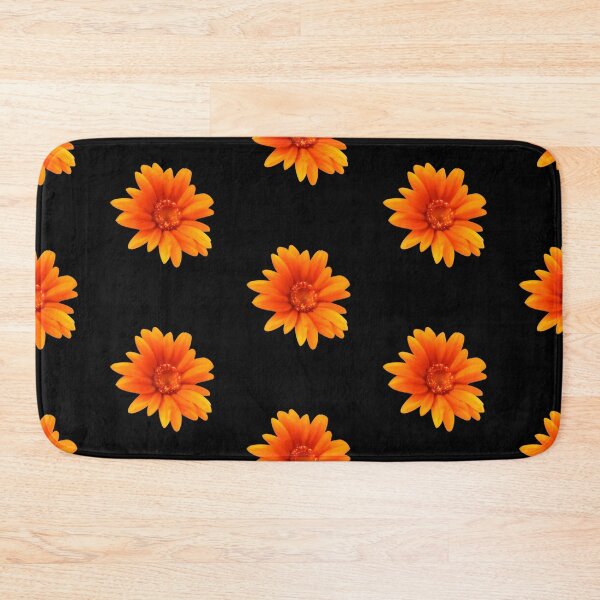 Item preview, Orange flower wallpaper designed and sold by gramizzia.