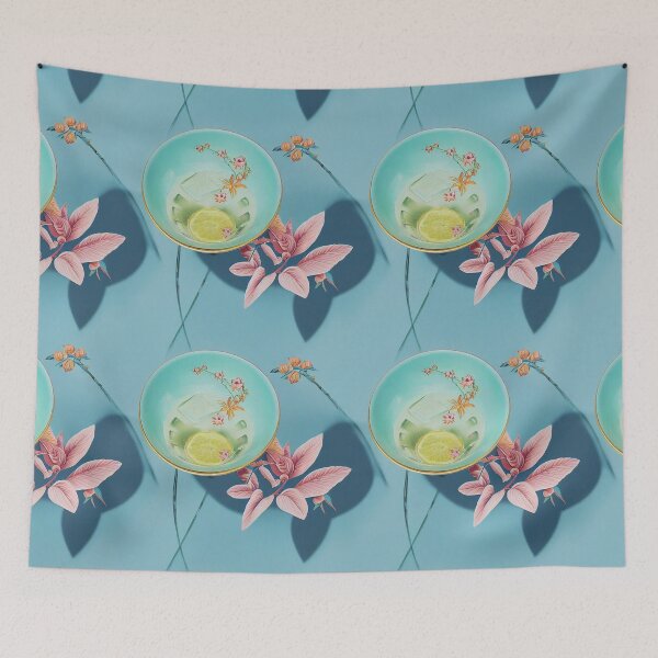 Item preview, Sky Blue Serenade Tropical Cocktail designed and sold by Tropicohana.