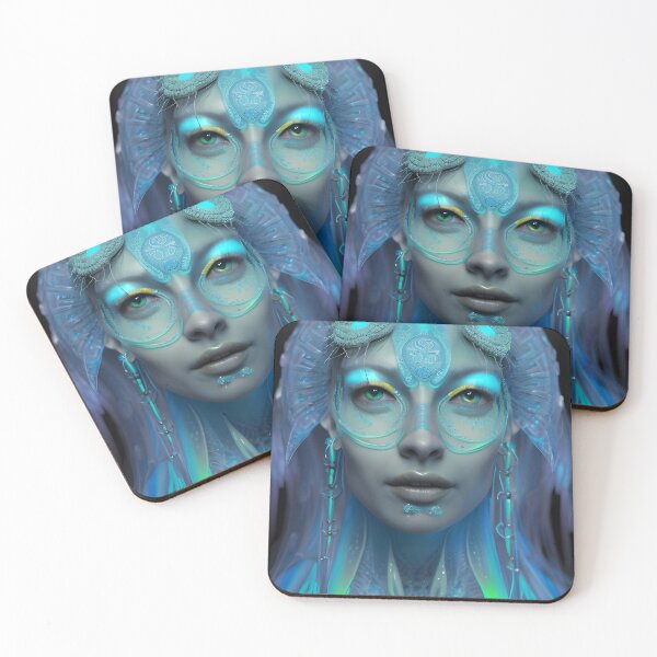Item preview, Na’vi goddess. Turquoise green Eyes. Beautiful fabulous girl designed and sold by Olga Nagornaya.