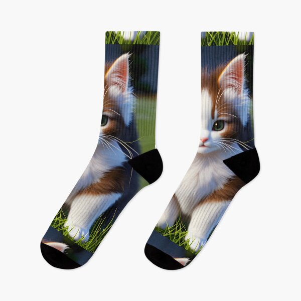 Item preview, Cat in the Garden - Modern Digital Art designed and sold by Ai-michiart.