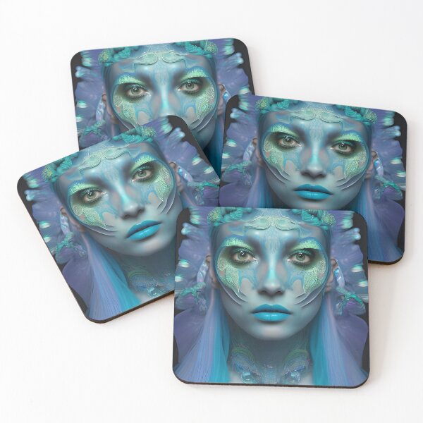 Item preview, Na’vi goddess. Beautiful fabulous girl. Turquoise green Eyes designed and sold by Olga Nagornaya.