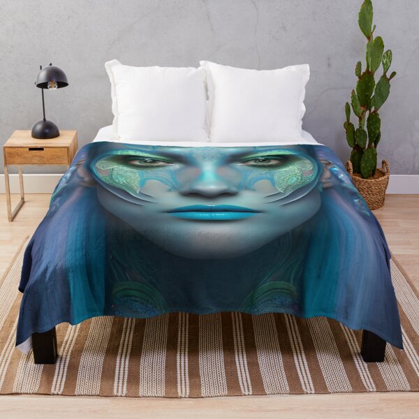 Item preview, Na’vi goddess. Beautiful fabulous girl. Turquoise green Eyes designed and sold by Olga Nagornaya.
