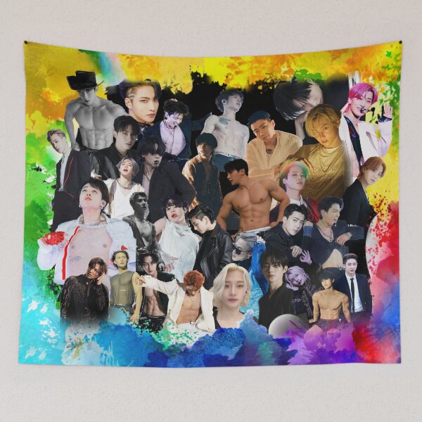 Item preview, K-Pop Blanket designed and sold by firetail.