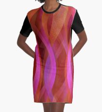 Abstrakter Hintergrund T-Shirt Kleid