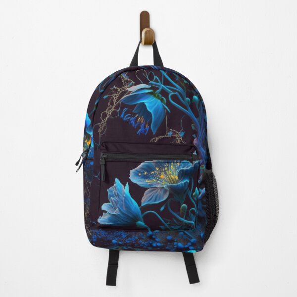 Item preview, Blue Luminous Flowers  designed and sold by forwardthinker.