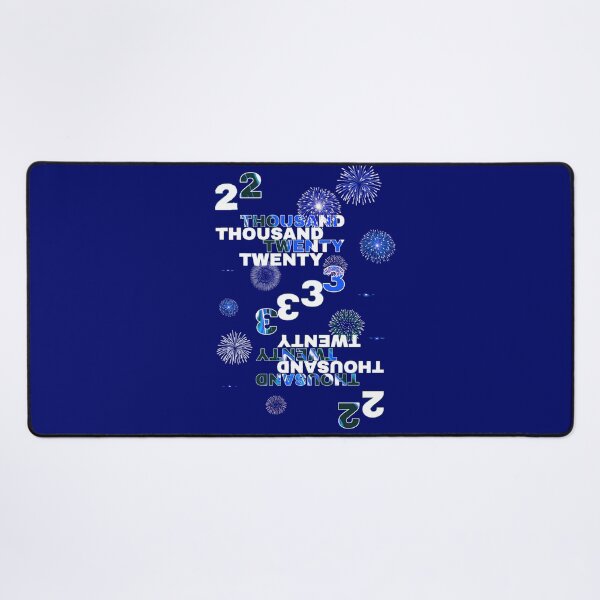 Item preview, 2023 fireworks - numbers and words blue - designed and sold by kikidu21.