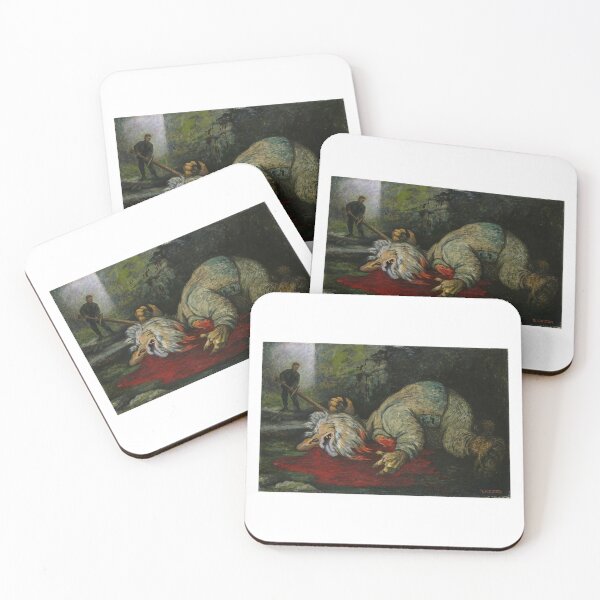 Item preview, Theodor Kittelsen The Ash Lad beheads the Troll designed and sold by TeeARTHY.