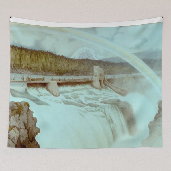 Item preview, Theodor Kittelsen The Dam at Lake Klouman designed and sold by TeeARTHY.