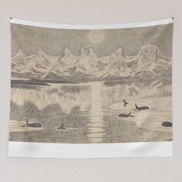 Item preview, Theodor Kittelsen The Seven SistersVariant of illustration From Lofoten II designed and sold by TeeARTHY.