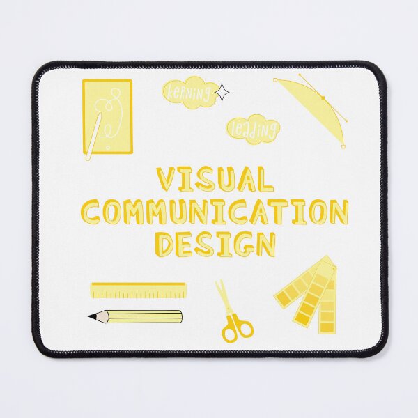 Item preview, Light Yellow Visual Communication Design School Subject Sticker Pack designed and sold by The-Goods.