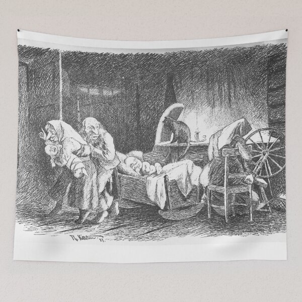 Item preview, Theodor Kittelsen Trading Children designed and sold by TeeARTHY.