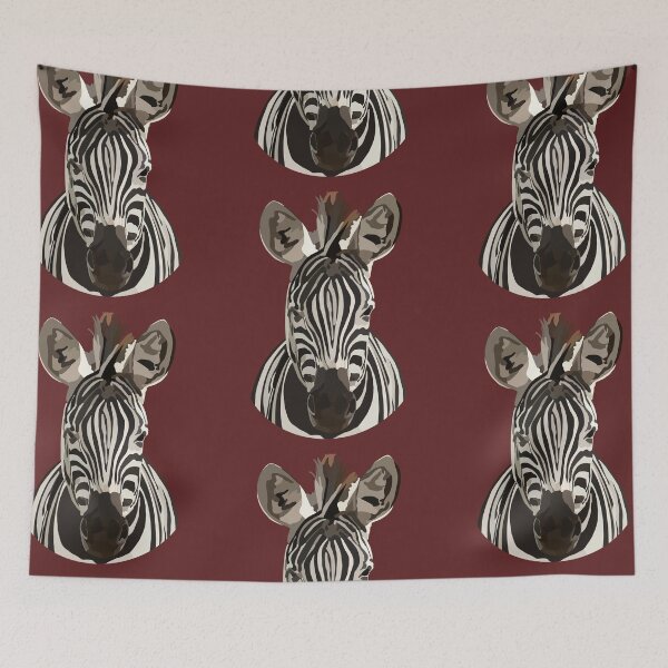Item preview, Zebra Hand Drawn Digital Art Painting  designed and sold by Lartheviking.