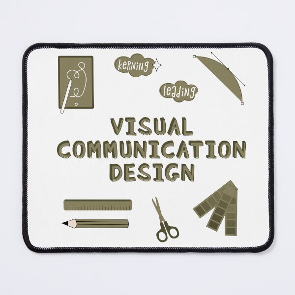 Item preview, Olive Green Visual Communication Design School Subject Sticker Pack designed and sold by The-Goods.