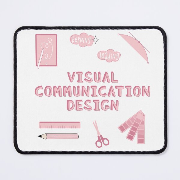 Item preview, Pink Visual Communication Design School Subject Sticker Pack designed and sold by The-Goods.
