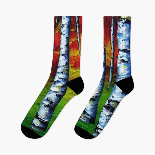 Item preview, Birch Trees Art, Impasto art designed and sold by viewgraphics.