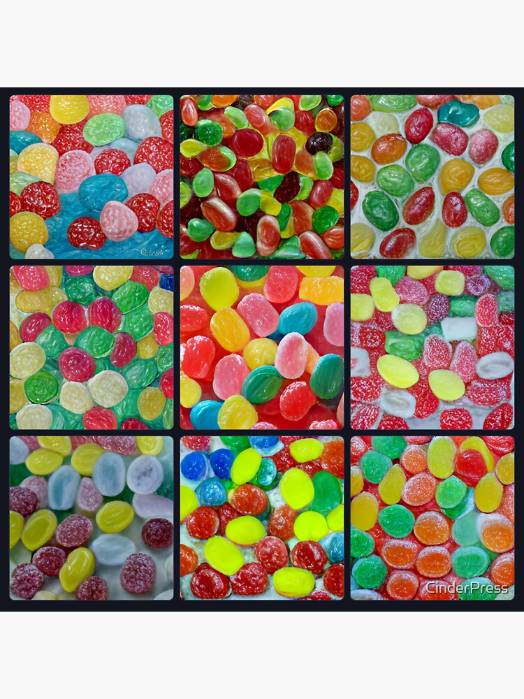 "Hard Candy art pack" Sticker for Sale by CinderPress Redbubble