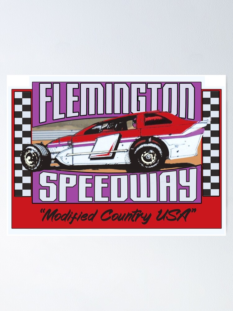 Stan Ploski Flemington Speedway Reading Speedway Poster for Sale by Etikett