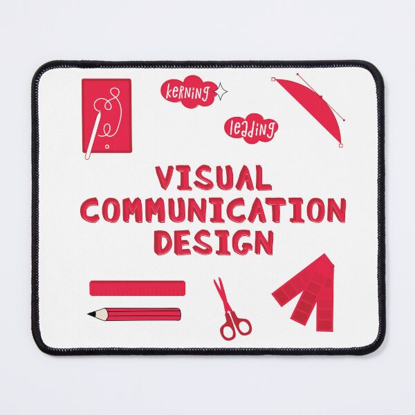 Item preview, Red Visual Communication Design School Subject Sticker Pack designed and sold by The-Goods.