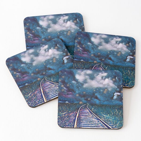 Item preview, Railway Train Art Paint designed and sold by plavadesigns.
