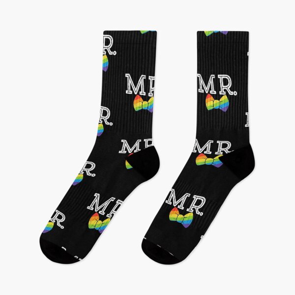 Item preview, Mr Rainbow Bow Tie LGBT Bachelor Party Gay Wedding designed and sold by QueenOfPrint.