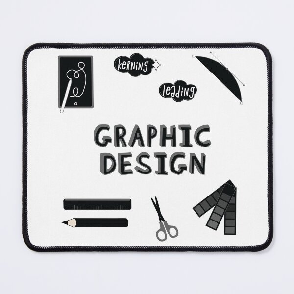 Item preview, Black Graphic Design School Subject Sticker Pack designed and sold by The-Goods.