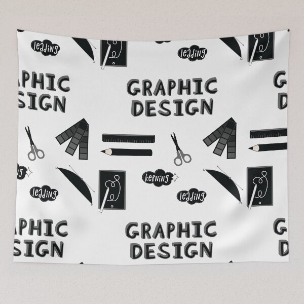 Item preview, Black Graphic Design School Subject Sticker Pack designed and sold by The-Goods.