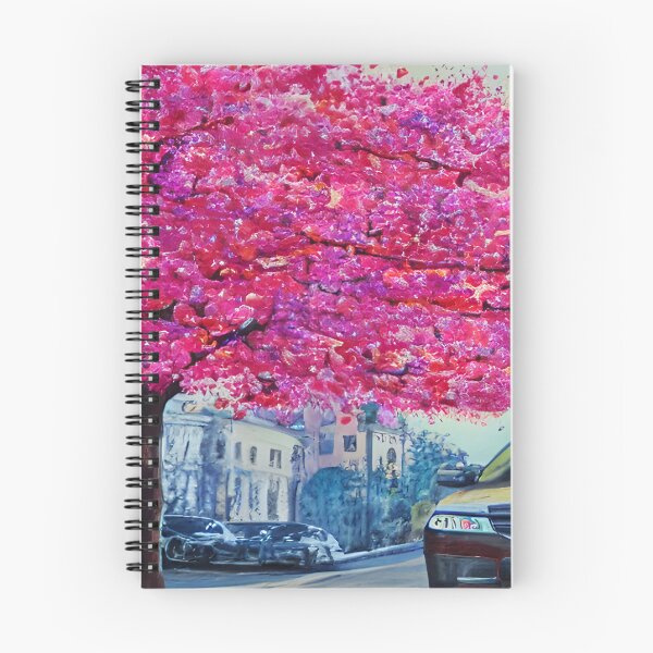 Item preview, Blooming Tree Art, City Landscape, Flovering Tree Art designed and sold by viewgraphics.