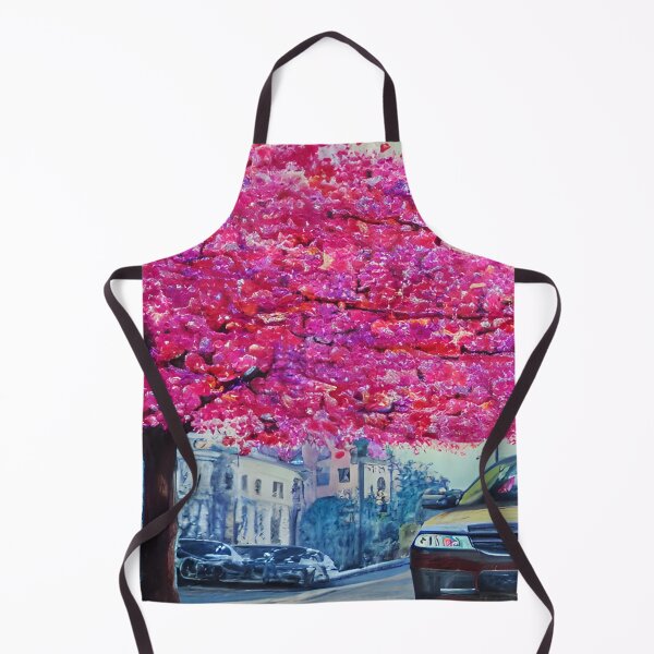 Item preview, Blooming Tree Art, City Landscape, Flovering Tree Art designed and sold by viewgraphics.