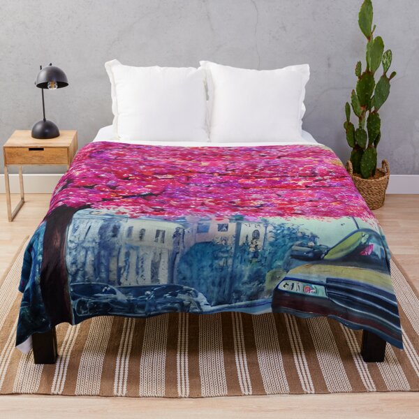 Item preview, Blooming Tree Art, City Landscape, Flovering Tree Art designed and sold by viewgraphics.